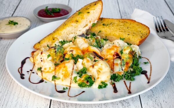 Baked Alfredo Cauliflower